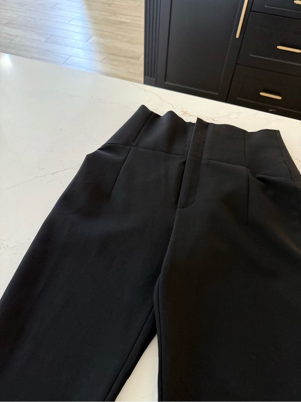 Zara Black Tailored Slim Trousers - Picture 5 of 5